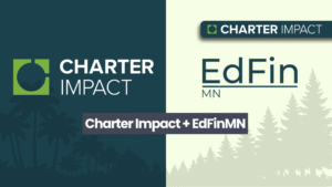 blog header image for edfinmin partnering with charter impact